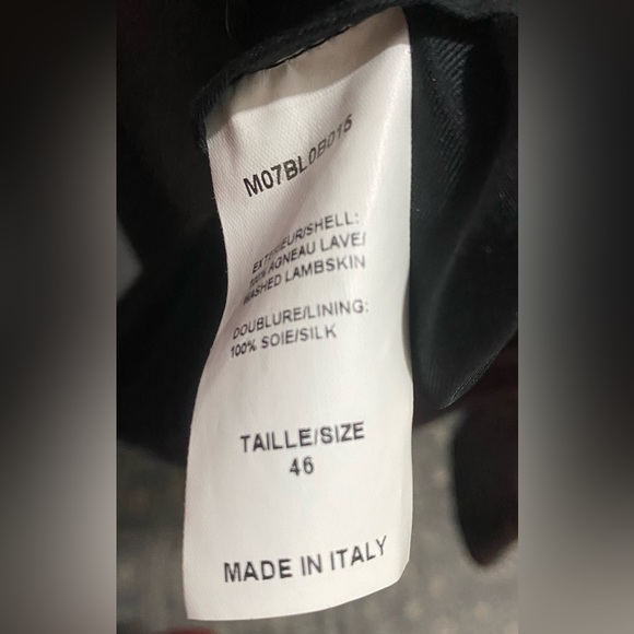 LANVIN BROWN LEATHER JACKET **MADE IN ITALY** - Picture 4 of 4